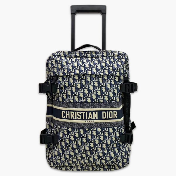 商品Alt模板:【原版皮】迪奥/Dior oblique 旅行箱,经典特制oblique老花布料自带高级感,因为是特制面料 所以箱子很轻,面料不会皱皱的哦,尺寸符合国际登机标准,容量颜值通通在线 - xtest