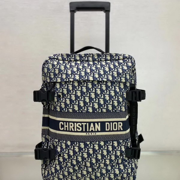 商品Alt模板:【原版皮】迪奥/Dior oblique 旅行箱,经典特制oblique老花布料自带高级感,因为是特制面料 所以箱子很轻,面料不会皱皱的哦,尺寸符合国际登机标准,容量颜值通通在线 - xtest